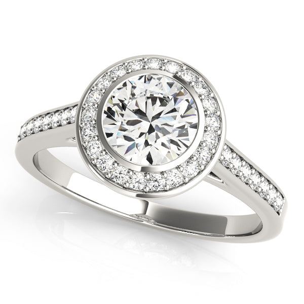 ENGAGEMENT RINGS HALO ROUND