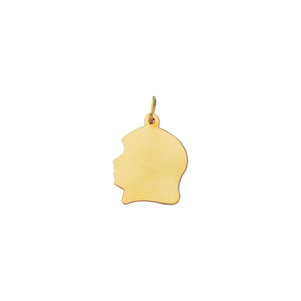 14K Gold Medium Girl Charm