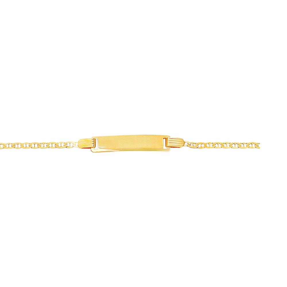 14K Gold Childrens Mariner ID Bracelet