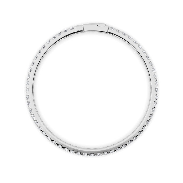 5.5CTW Round Shaped Lab Grown Diamond (GVS)  Bracelet in 14K Gold