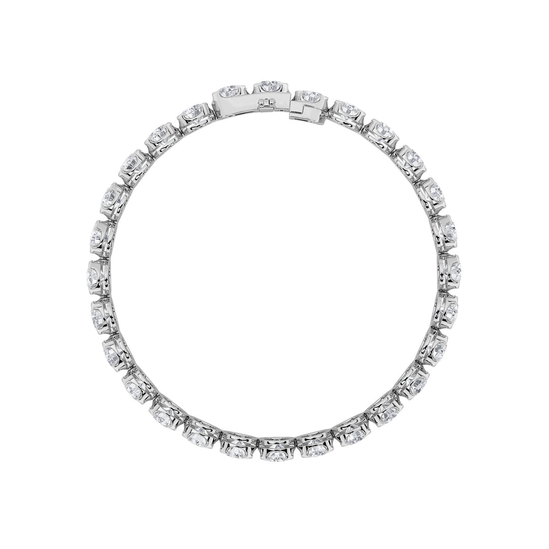 7CTW Round Shaped Lab Grown Diamond (F/VS)  Bracelet in 14K Gold