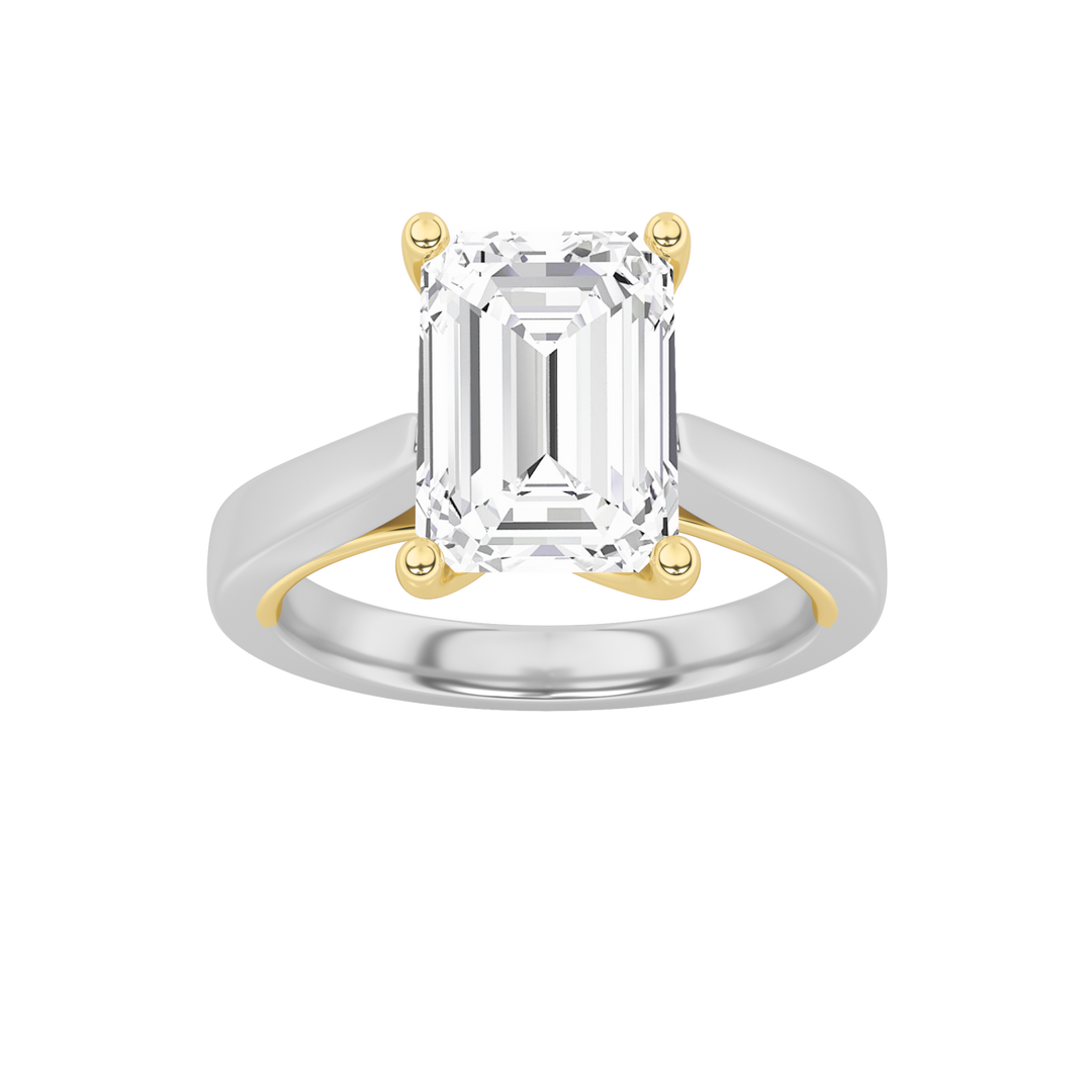 14KWY 1ct Lab Diamond Solitaire Engagement Ring