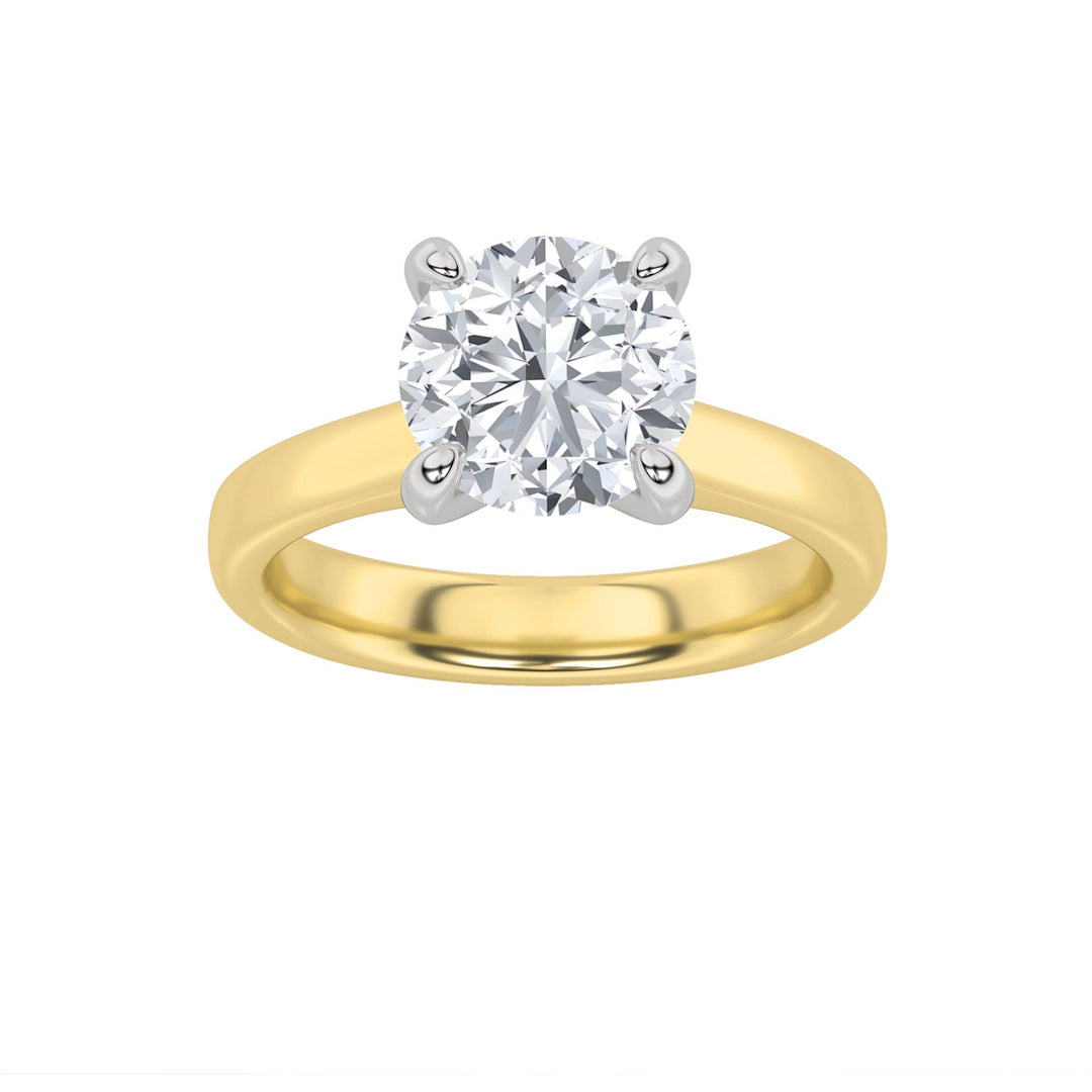 14K White Gold 1.02ct Lab Diamond Solitaire Ring