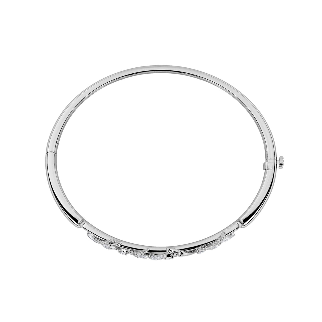 2CTW Pear Shaped Lab Grown Diamond (F/VS) Bracelet in 14K Gold