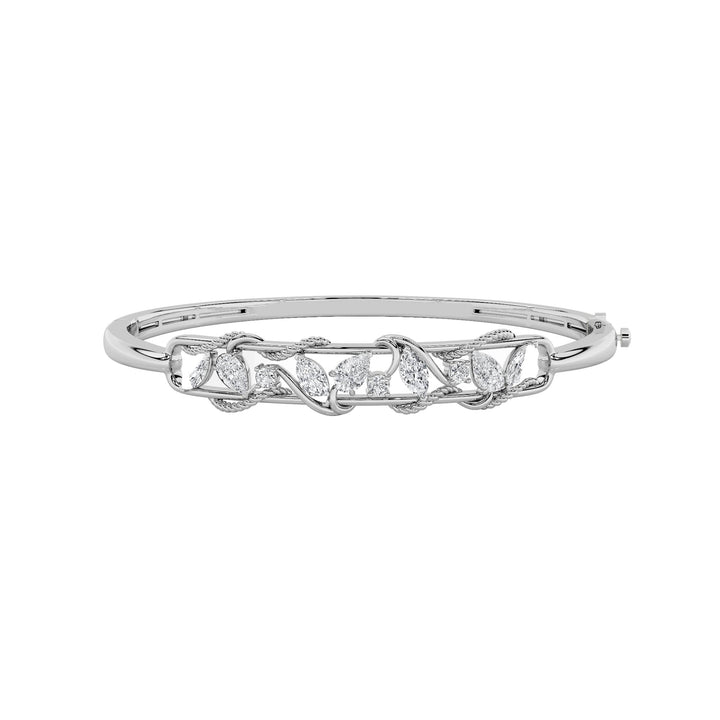 2CTW Pear Shaped Lab Grown Diamond (F/VS) Bracelet in 14K Gold