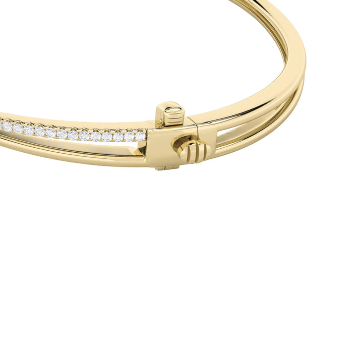 2CTW Marquise Shaped Lab Grown Diamond (F/VS) Bracelet in 14K Gold