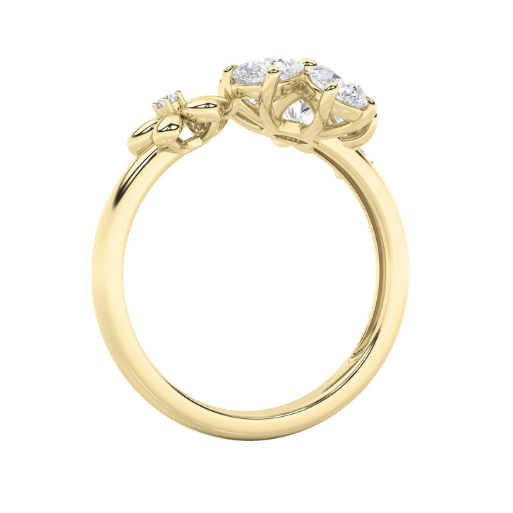 5.4CTW Mix Shaped Lab Grown Diamond (F/VS) Bracelet in 14K Gold - Size 6