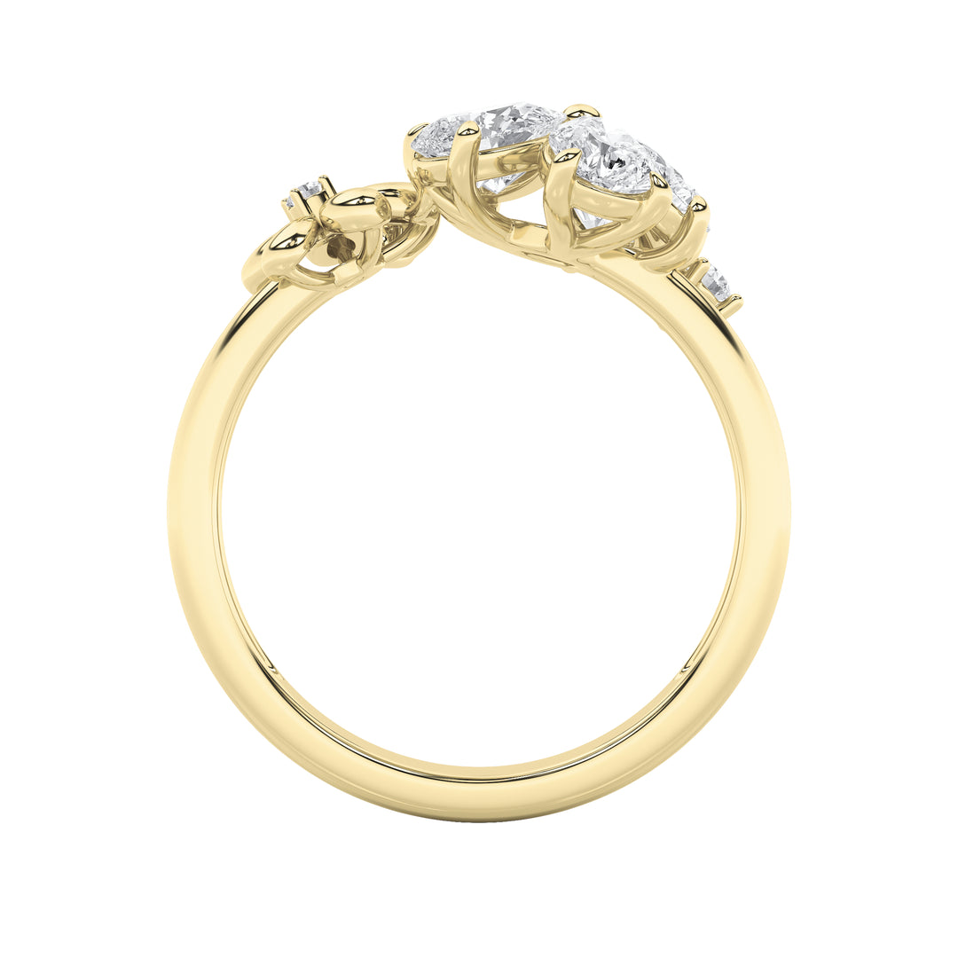 5.4CTW Mix Shaped Lab Grown Diamond (F/VS) Bracelet in 14K Gold - Size 6