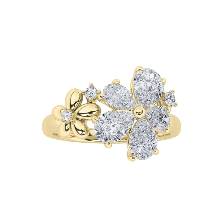 5.4CTW Mix Shaped Lab Grown Diamond (F/VS) Bracelet in 14K Gold - Size 6