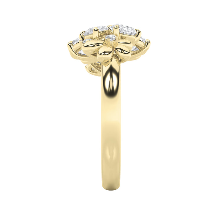 5.4CTW Mix Shaped Lab Grown Diamond (F/VS) Bracelet in 14K Gold - Size 6