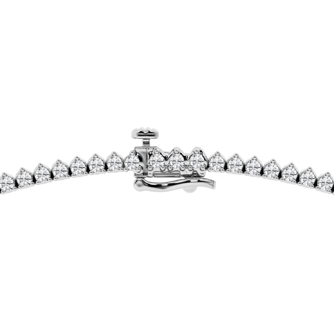 15 Carat Lab Diamond Rivera Necklace in 14K White Gold