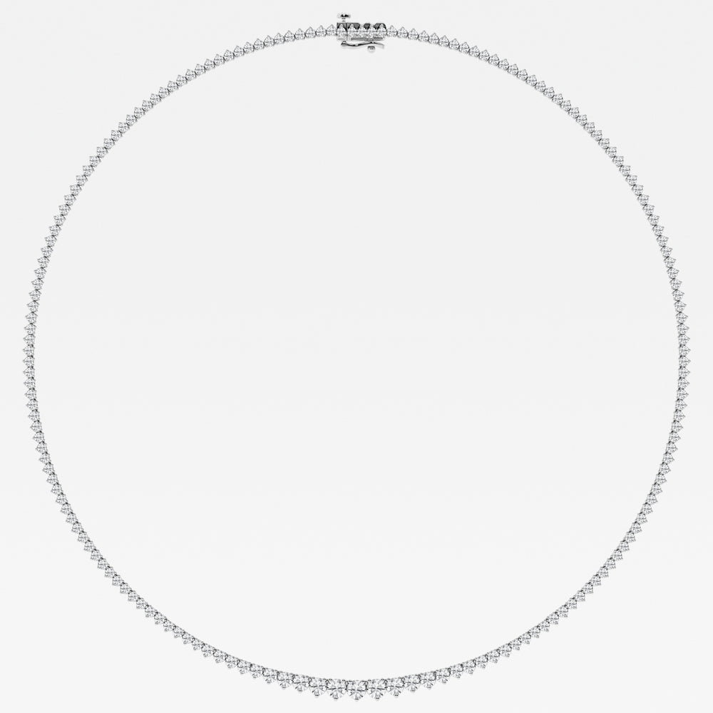 14K White Gold Lab Diamond Rivera Necklace Brilliance
