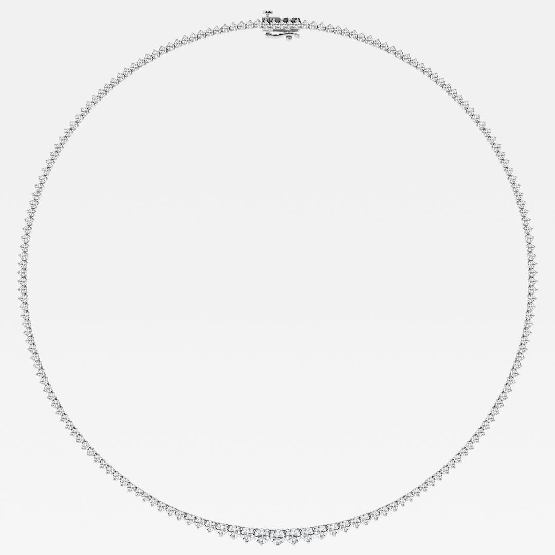 14K White Gold Lab Diamond Rivera Necklace Brilliance