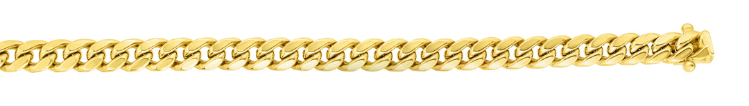 14K Gold 24"" 3.2mm Miami Cuban Chain