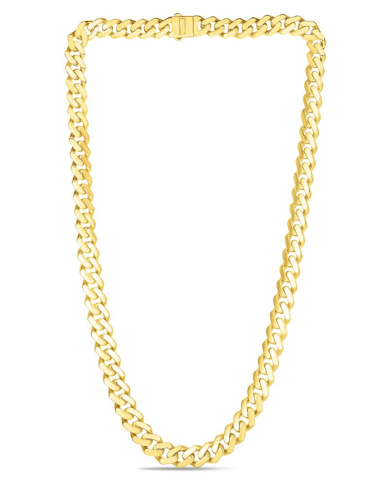 14K Gold 9.5mm Lite Miami Cuban