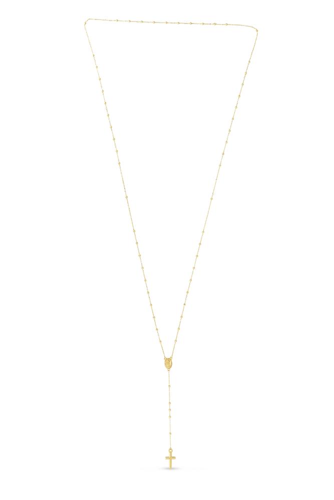 14K Rosary Necklace