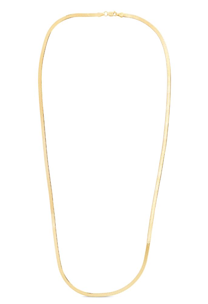 10K Gold 2.8mm Herringbone Bracelet